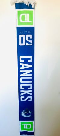 Vancouver Canucks NHL Eishockey Schal Scarf 50th Anniversary