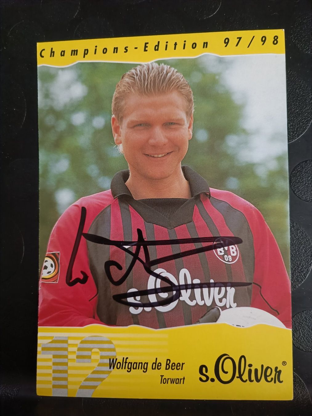 Autographes: Wolfgang de Beer - handsigniert BVB – D'occasion à Menziken par Artographs