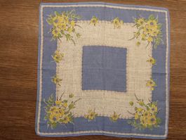 Taschentuch Motiv Blumen