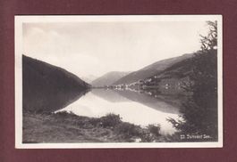 DAVOSER-SEE - 1928 Bahnstempel Landquart