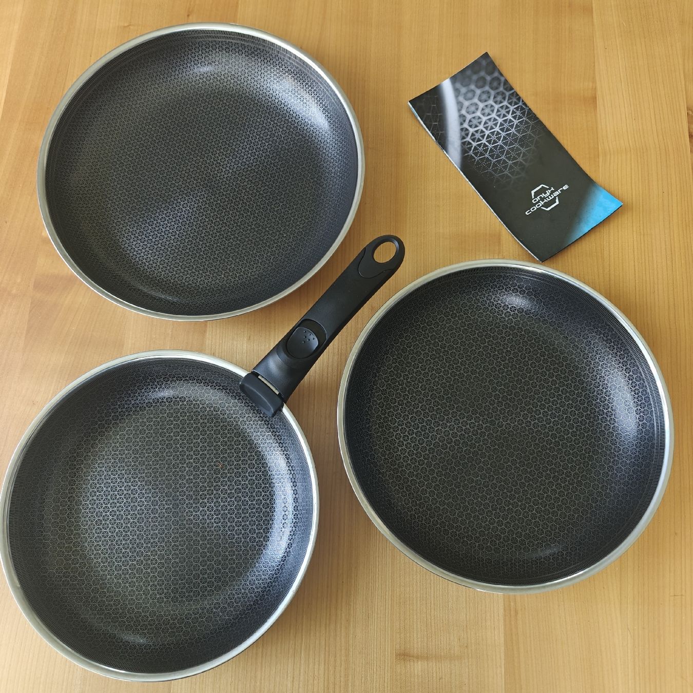 Padelle: Onyx Cookware 3er Set Bratpfannen – Usato da Thalwil venduto da Tindra01 1