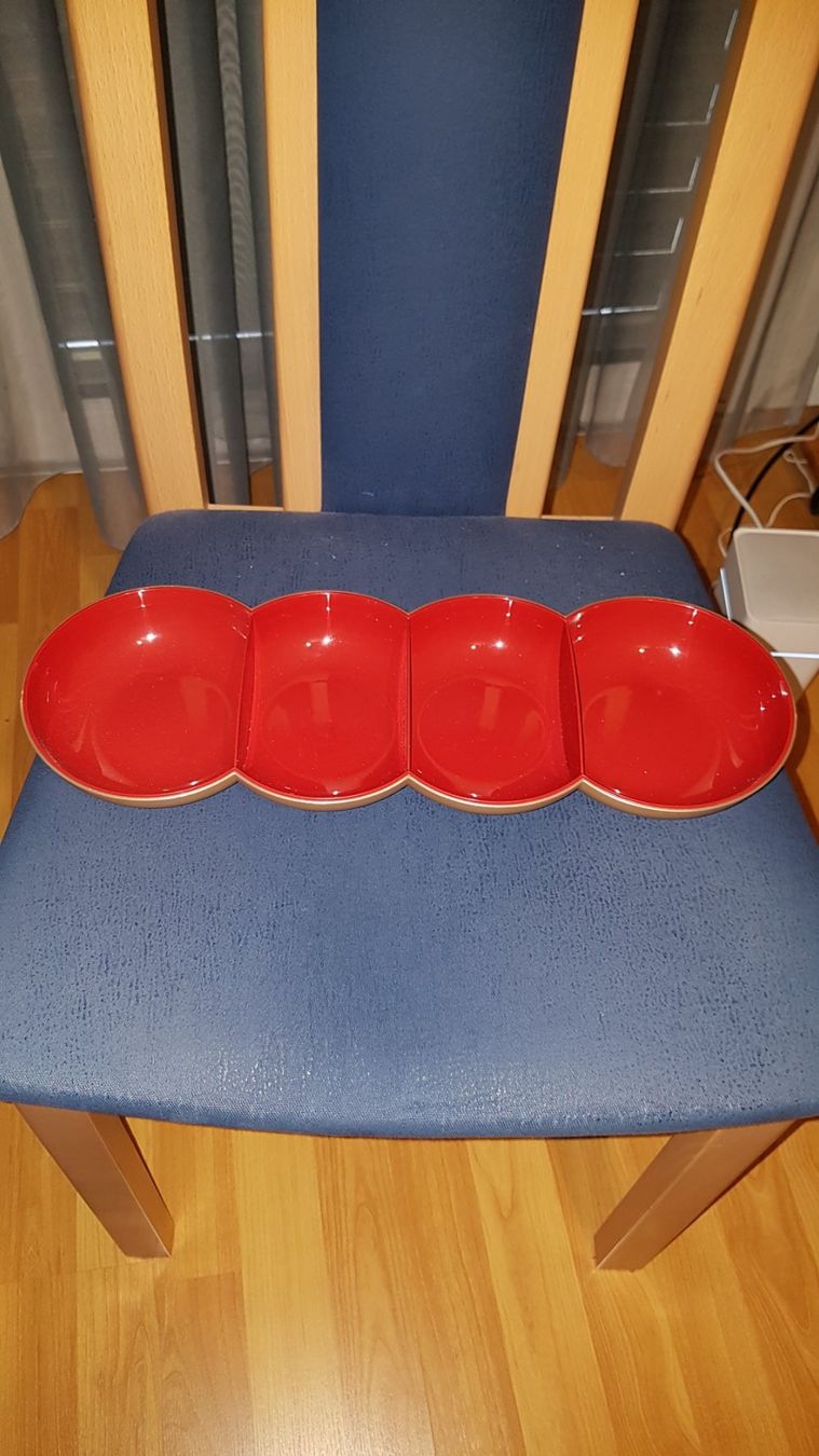 Tupperware Contenitori & Simili: Allegra Apero Schale Rot / Gold – Nuovo e nell'imballaggio originale da Hasle b. Burgdorf venduto da buddle32 1