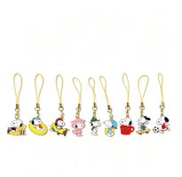 Lot de 9 pendentifs métal motif Snoopy