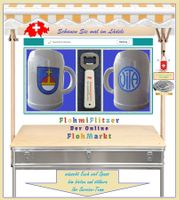 „Schützengarten” Flaschenöffner + „Vita” – Wappen • Bierkrug