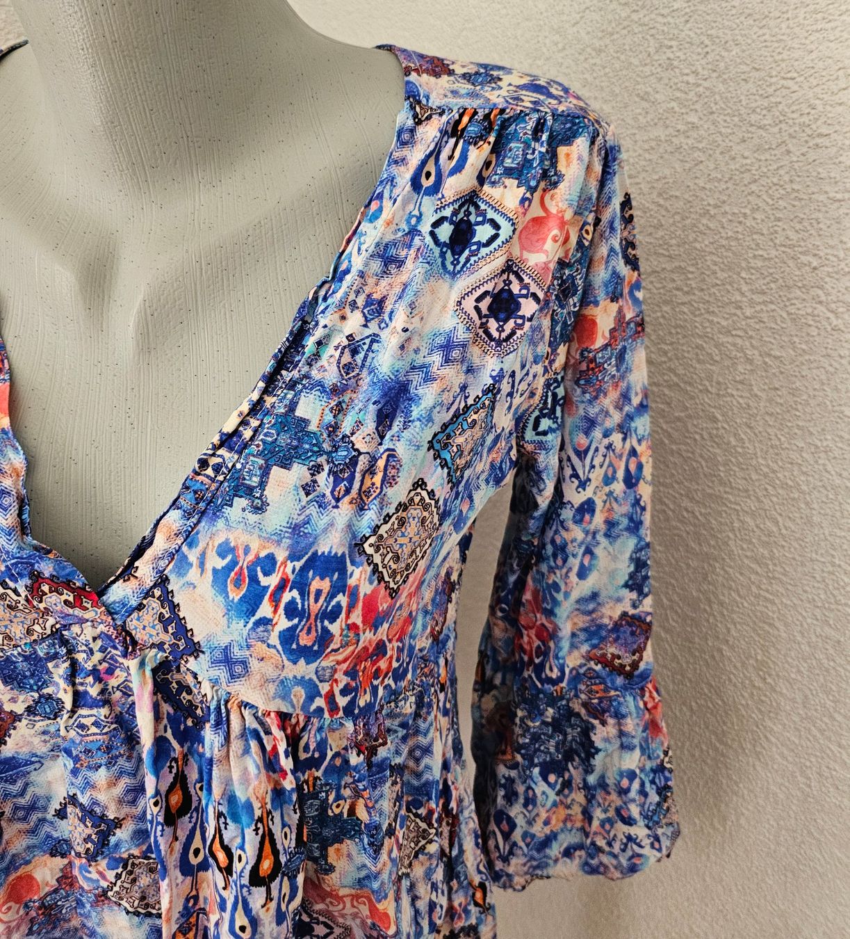Blusen: Bluse Shirt von Multiblu gemustert Gr. 36 – Gebraucht aus Füllinsdorf von Sunnebliemli7 2