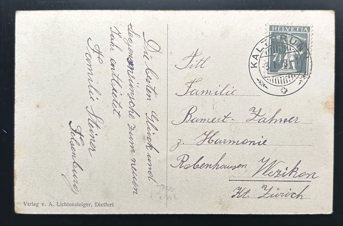 Cartoline postali: Gruss aus Rieden SG – Usato da Horw venduto da Tellbub 1