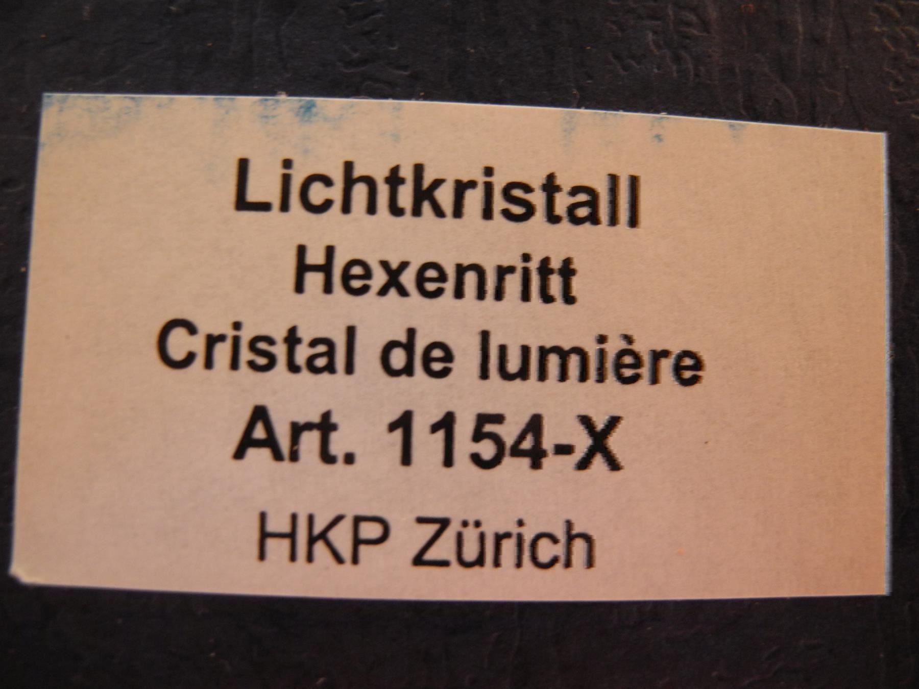 Minerali & Pietre curative: Lichtkristall Hexenritt, Nr. d11 – Nuovo e nell'imballaggio originale da Kottwil venduto da Crazyrolf 3