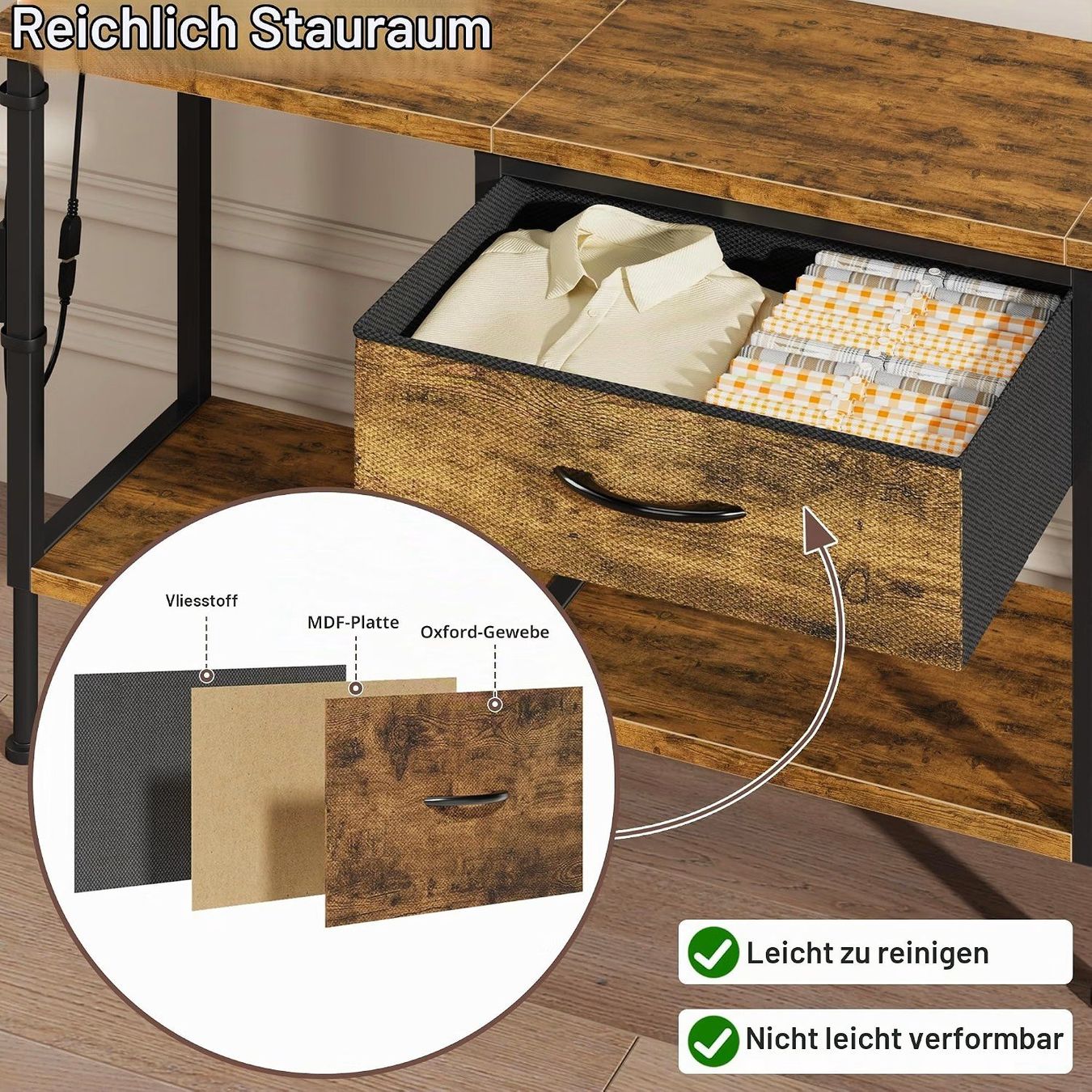 Mobili TV: Fernsehtisch, LED-Beleuchtung – Nuovo (secondo la descrizione) da Pieterlen venduto da Plasticbox 4