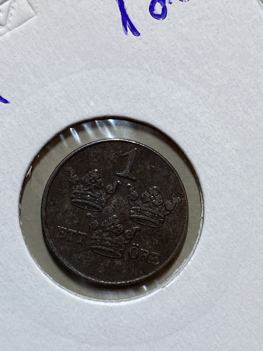 Tutti le monete: Suède - 1 Öre - 1947 – Usato da Payerne venduto da Mike1682