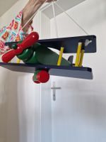 Holzflugzeug zum Aufhängen, Kinderzimmer Lampe wunderschön