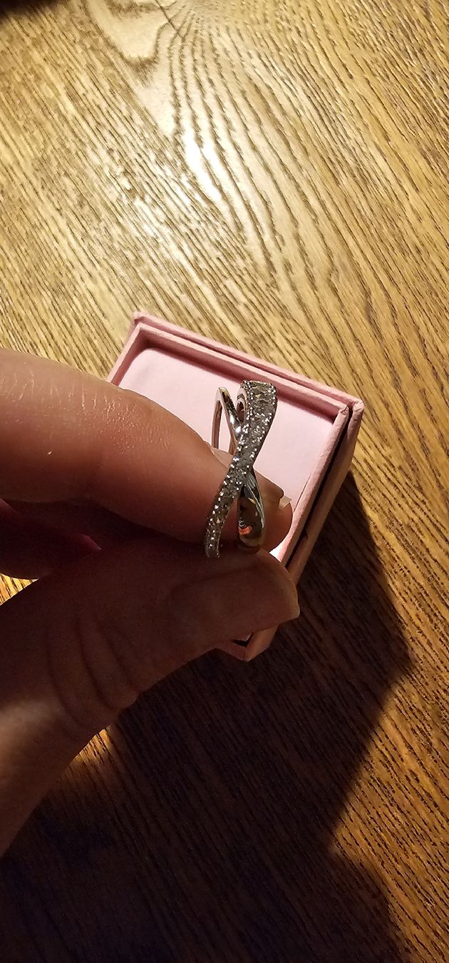 Swarovski Anelli: Swarovski Set, Ring und Armreif – Nuovo e nell'imballaggio originale da Mörigen venduto da Perlenk 1