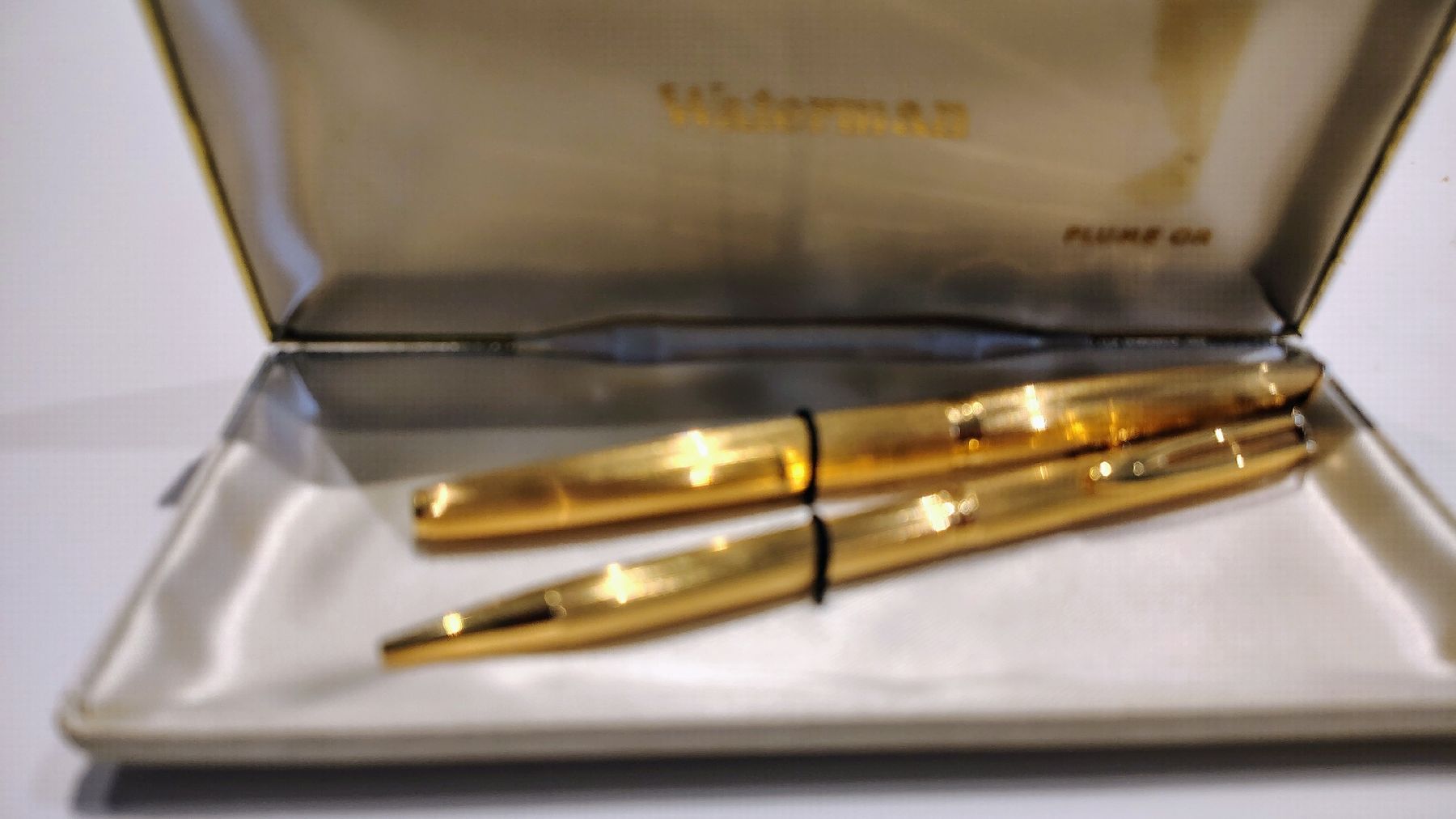 Waterman Sonstiges Schreiben & Zeichnen: Plume vintage avec sa boite plaqué or – Gebraucht aus Puidoux von Sophia70 2