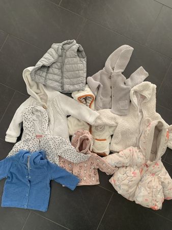 Baby Jacken Set 9 Teile Grösse 62 bis 80