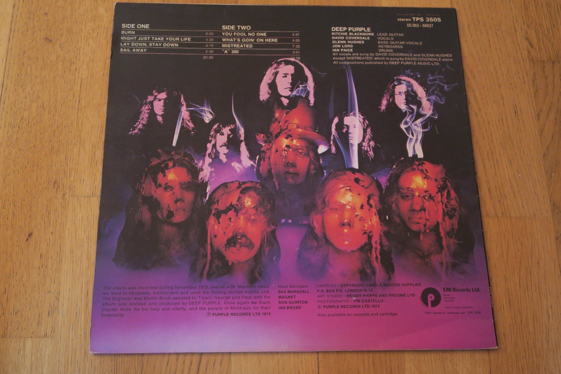 Dischi in vinile: Deep Purple – Burn – Usato da Thun venduto da Karibu70 1