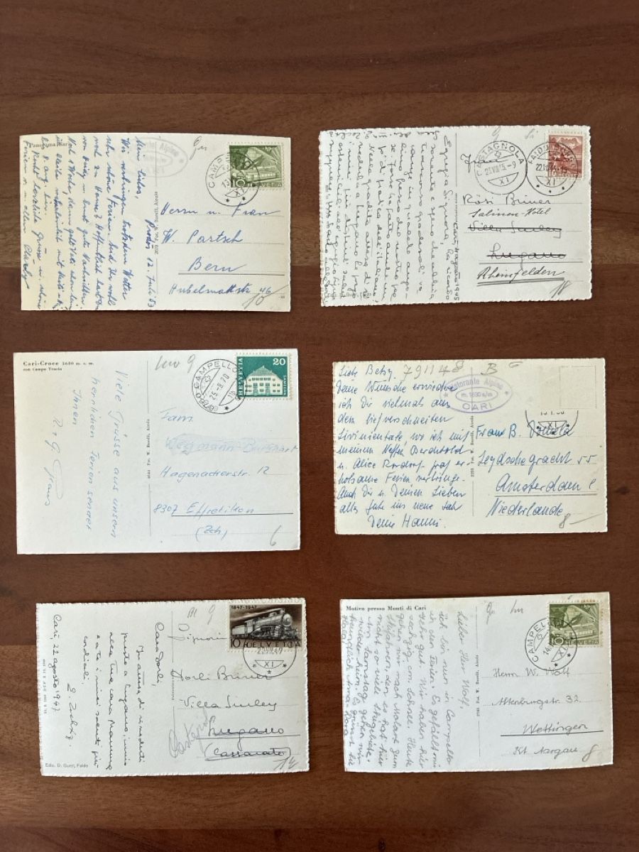 Cartes postales: 6 Ansichtskarten Schweiz von Cari TI – D'occasion à Oftringen par Cla.vD.74 1