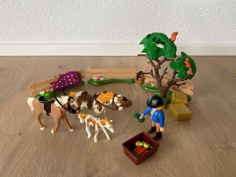 Playmobil Spielzeuge: Playmobil Pferdekoppel - Nr. 5227 – Gebraucht aus Ettingen von kleeblatt27