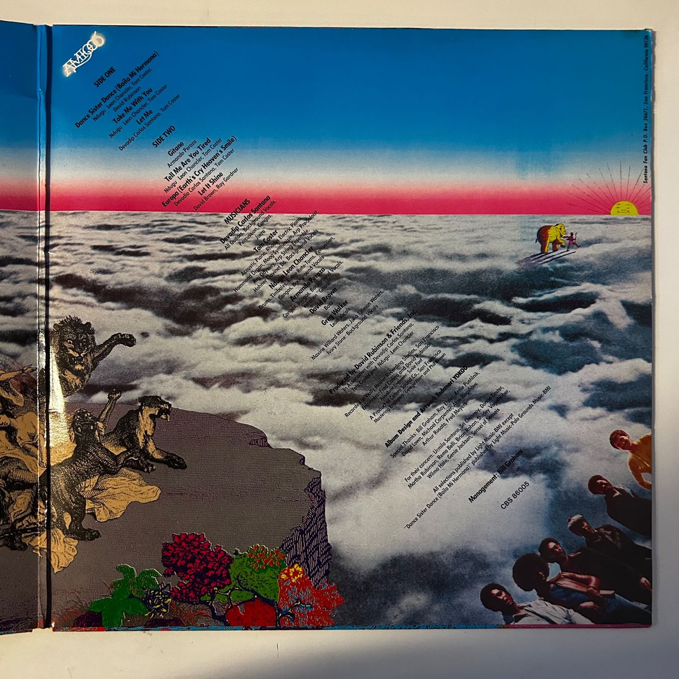 Schallplatten: Santana - Amigos; Vinyl Platte – Gebraucht aus Aesch BL von BernisFlomi 2