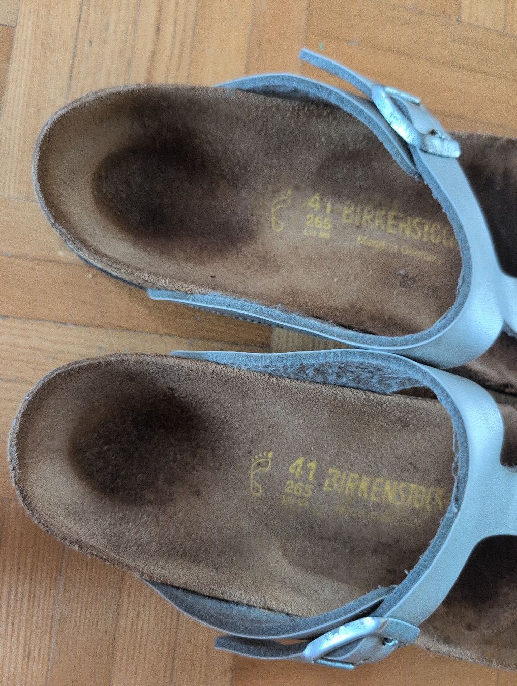 Birkenstock Scarpe da donna: Birkenstock Silber – Usato da Bonaduz venduto da ChristinaCh 1