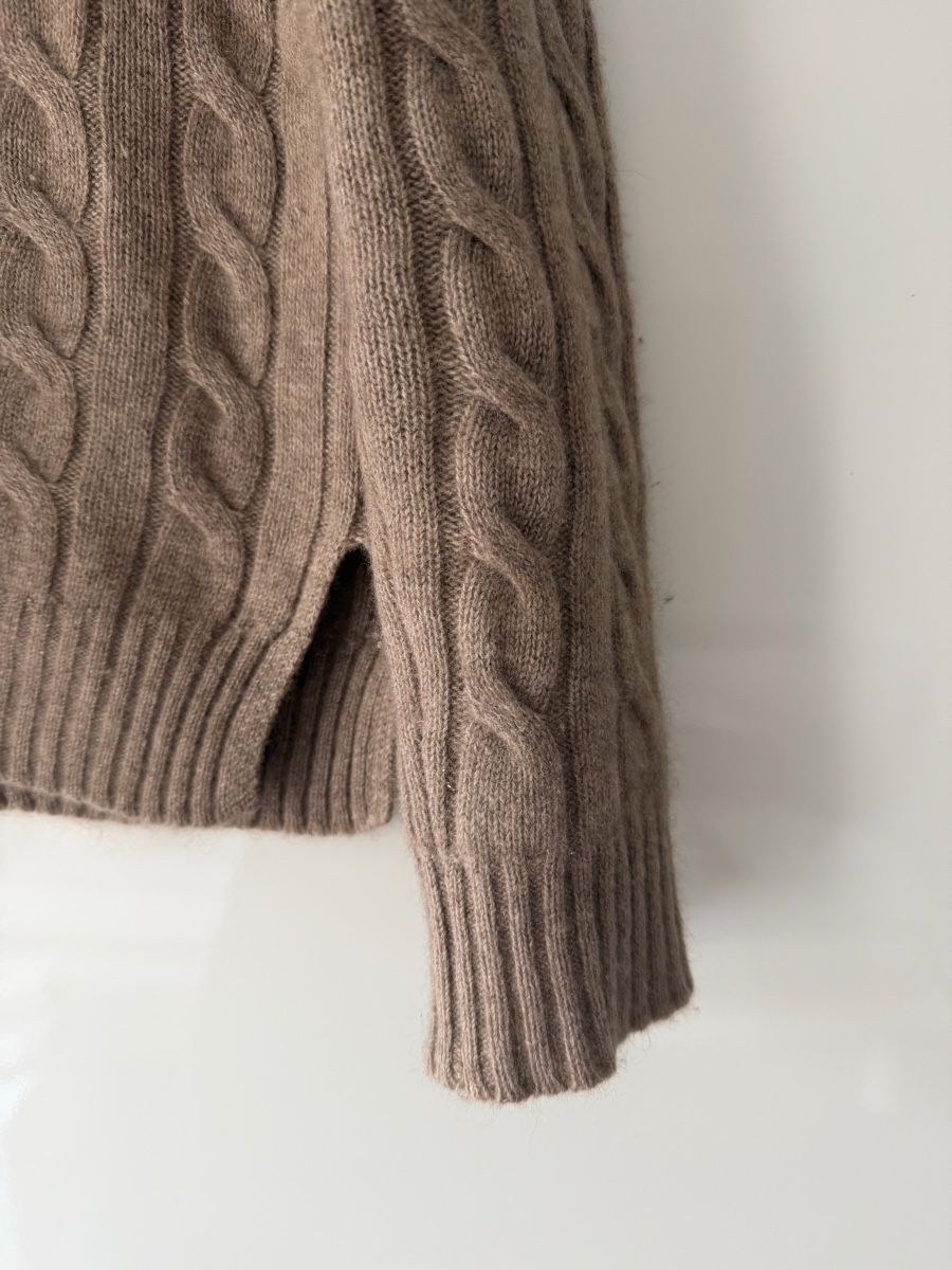 Zara Maglioni & Felpe: Brown cable knit ZARA 100% cashmere  – Nuovo (secondo la descrizione) da Uster venduto da Monika_OB 3