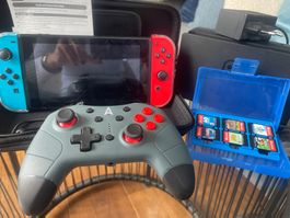 Nintendo Switch Bundle: Games, Controller, Case, Charger