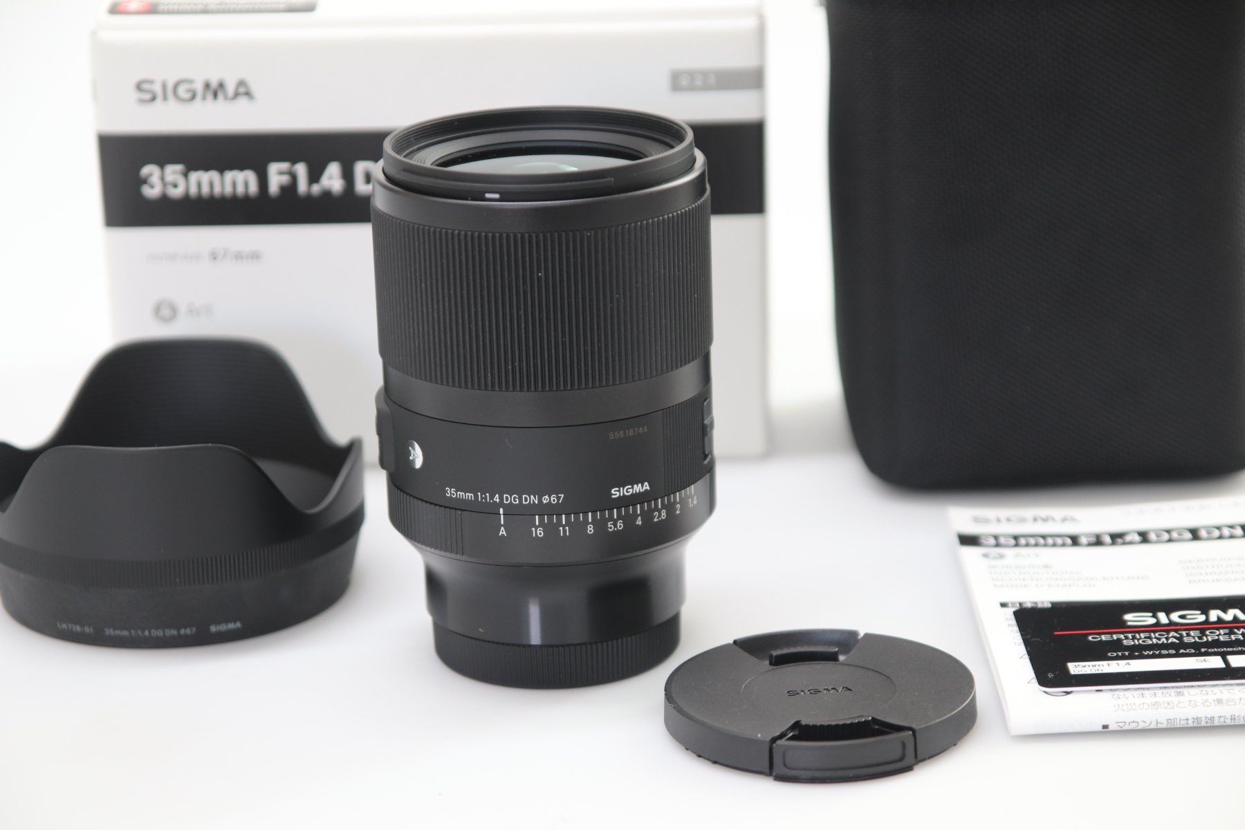 Sigma Obiettivi: Sigma 35mm F1.4 DG DN Sony E-Mount – Nuovo e nell'imballaggio originale da Zofingen venduto da OWYSSAG