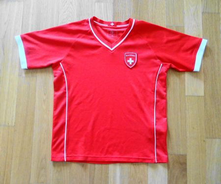 Fussball Trikot Gr.140 für kleine Fans der Schweizer Nati