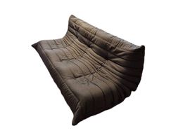 Ligne Roset Togo Sofa Couch 3-Sitzer 3er Dreier Antrazit
