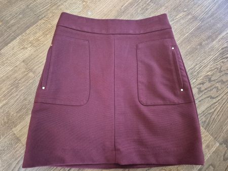 Burgundi mini skirt H&M size 36