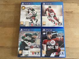 PS4 Spiele NHL 15, 16, 17 und 18 - Bundle