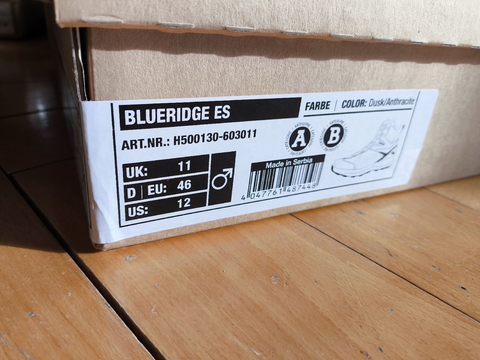 Hanwag Chaussures hommes: Hanwag Blueridge ES Wanderschuhe anthrazit Grösse 46 – D'occasion à Bern par stefsvolta 1