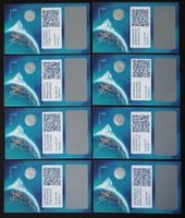 Swiss Crypto: Set ID 1 bis ID 8 tadellos postfrisch mit NFT