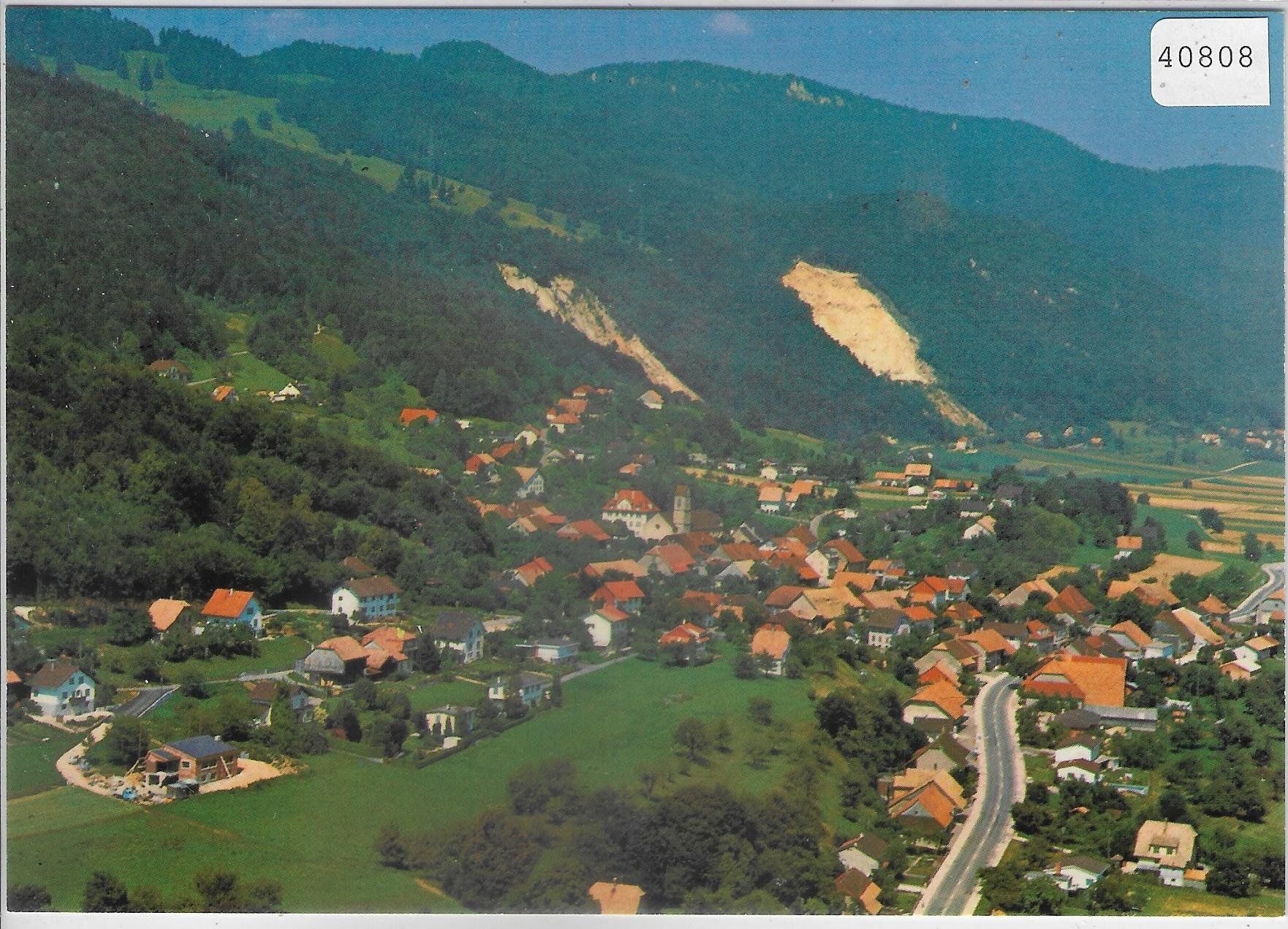 Cartoline postali: Flugaufnahme Oberbuchsiten SO – Usato da Ettingen venduto da Kartenplanet
