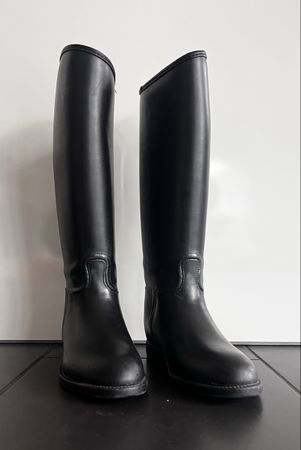 Schwarze Reitstiefel, Grösse 34, Top Zustand