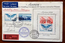 SONDERFLUG AARAU - BELLINZONA, 23.9.1938