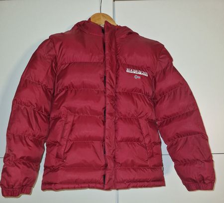 Napapijri Winterjacke, Rot, Gr. 140 WIE NEU!