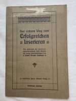 Antik Fachheft zur Werbetechnik ca 1920