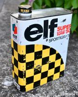 VINTAGE elf Sportigrade 2 liter öl-kanister 15W 50 leer