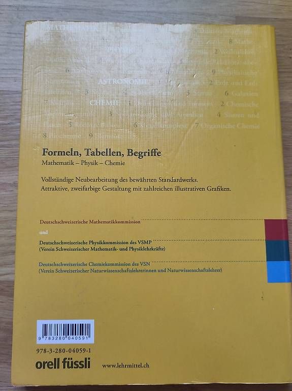Libri: Formeln, Tabellen, Begriffe – Usato da Solothurn venduto da sam9129 1