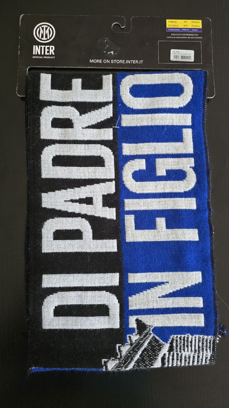 Football Club Internazionale Milano Foulard & Sciarpe: Original Inter Mailand Fan-Schal – Nuovo e nell'imballaggio originale da Suhr venduto da K2CH 1