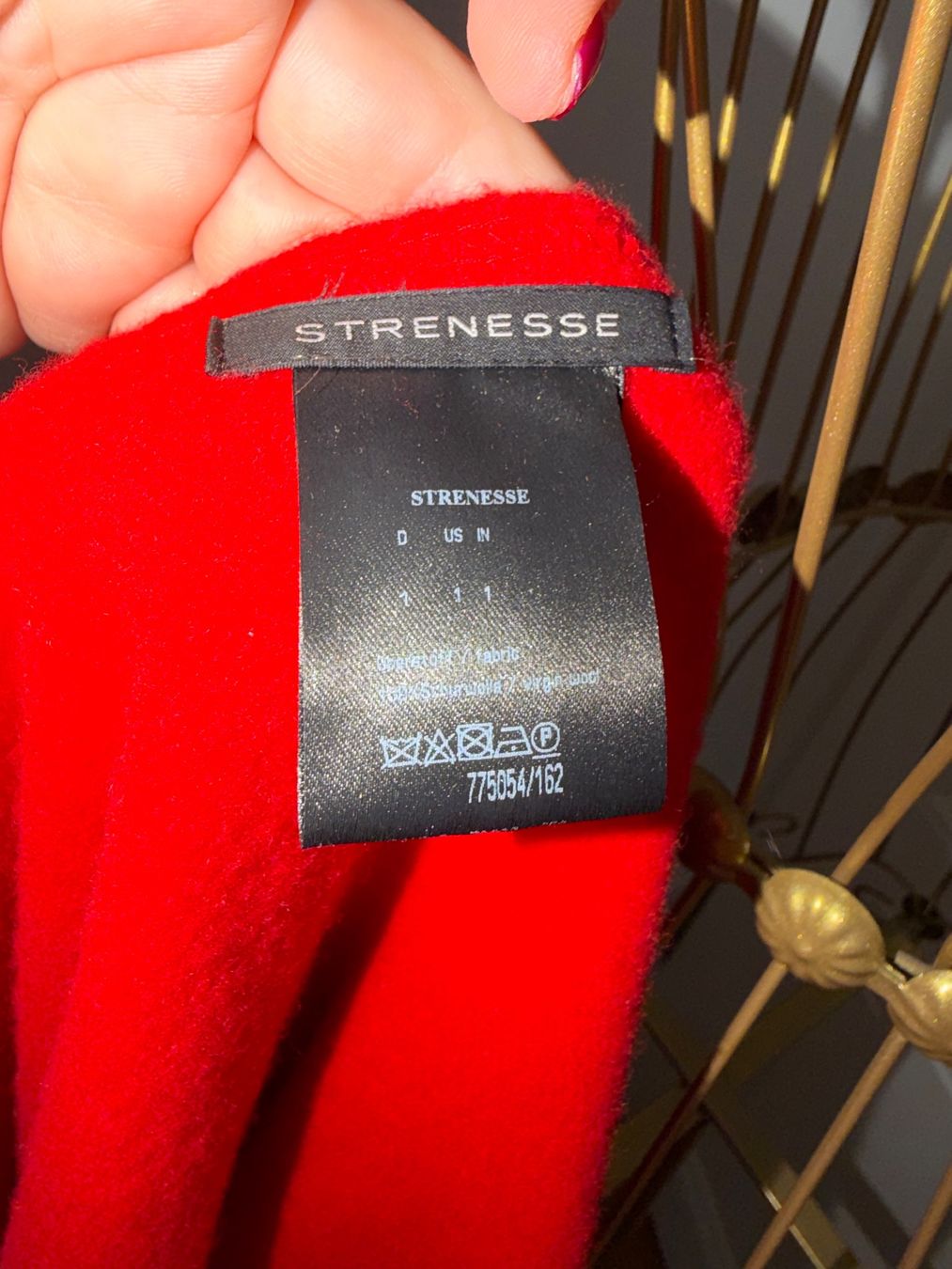 Altro in Moda donna: Designer Strenesse rot Poncho – Usato da Basel venduto da Blausara707 4