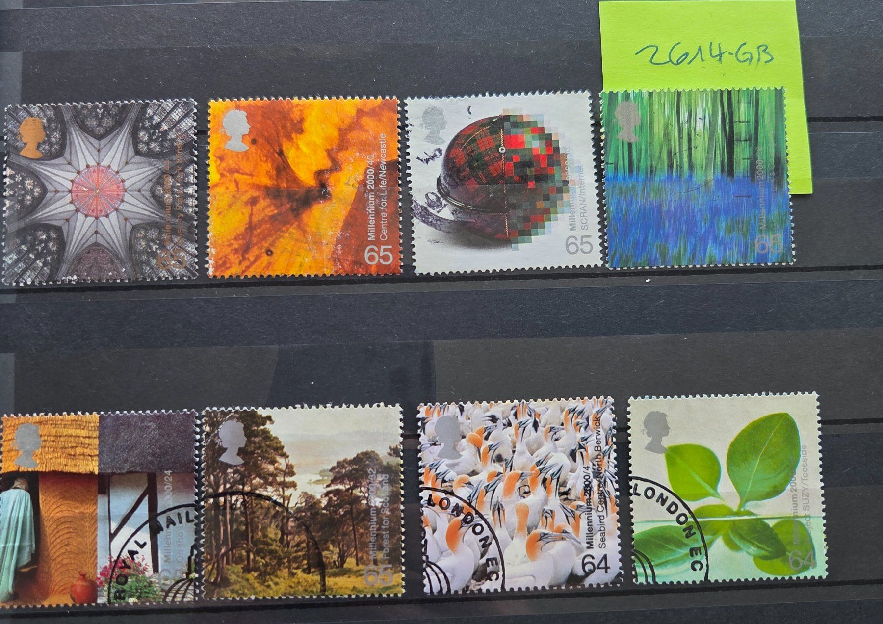 Alle Briefmarken: Briefmarken England 2614-GB – Gebraucht aus Köniz von Briefmarken_Frau