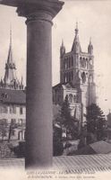 Lausanne - La Cathédrale - Etude  1909