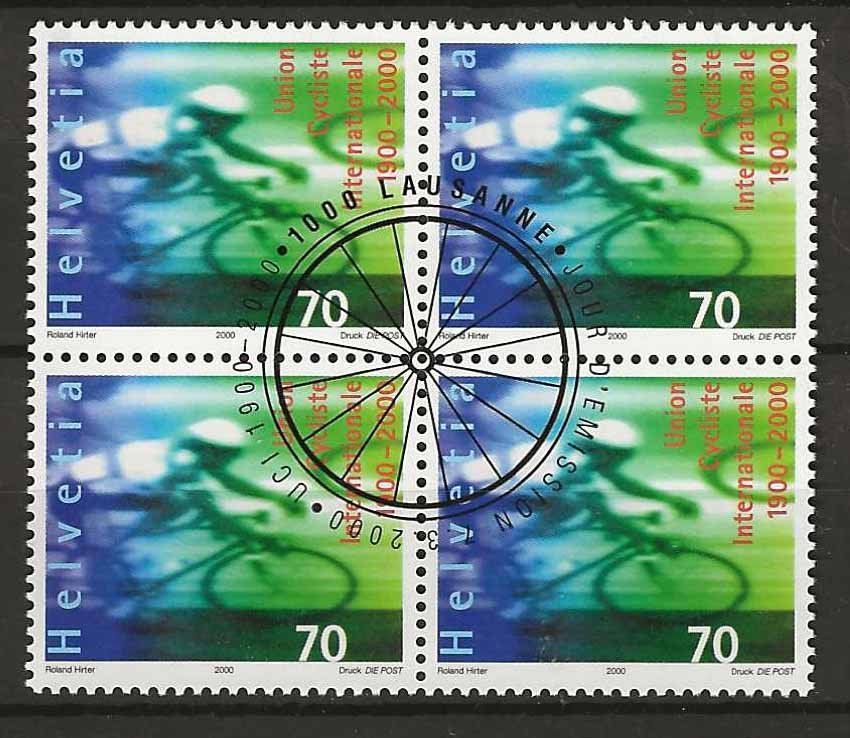 Alle Briefmarken: B0989 - 100 ANS UCI  1er jour – Gebraucht aus Trélex von Phil_Albert