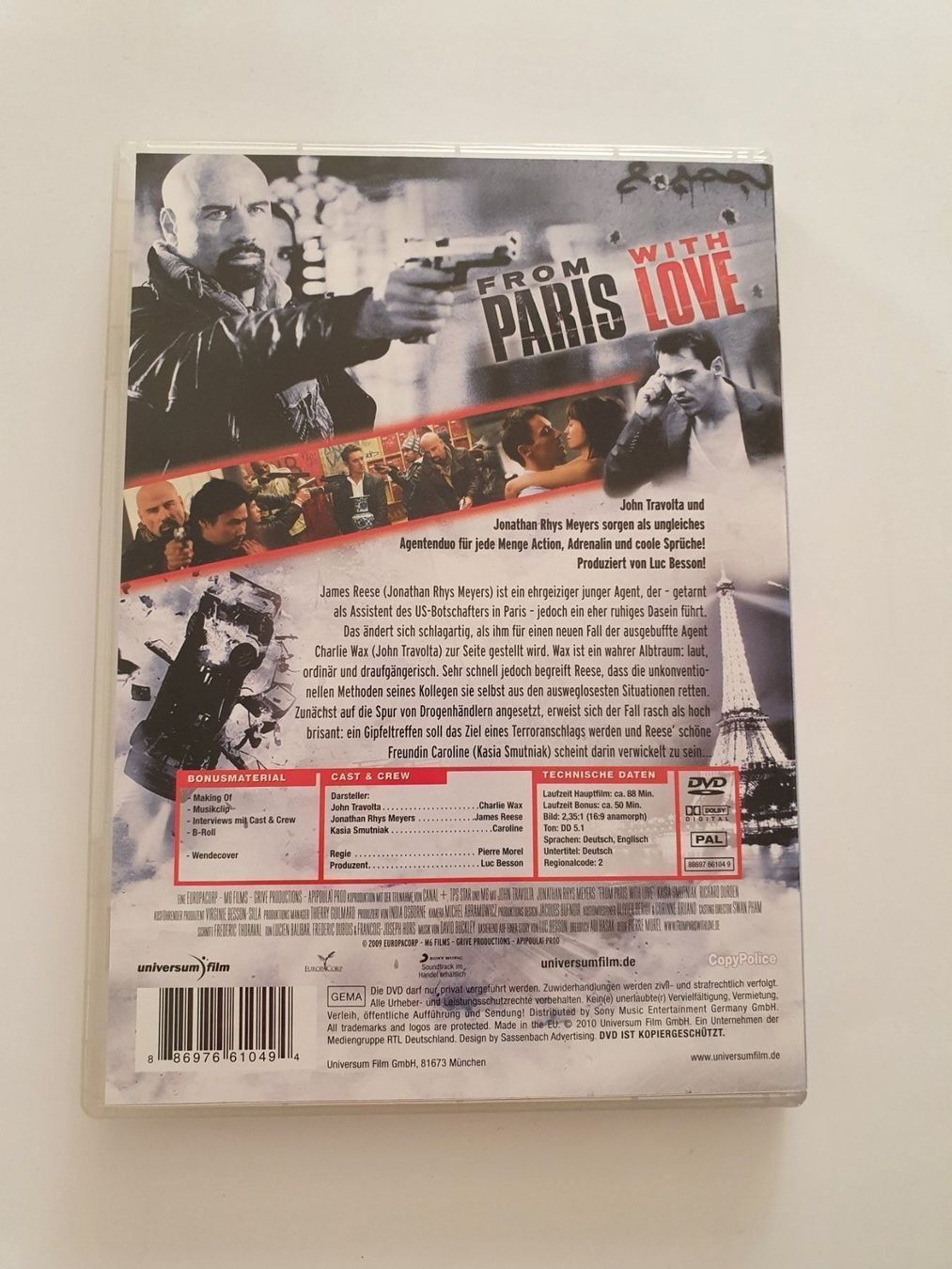 Alle DVDs: From Paris with Love – Gebraucht aus Oberdorf BL von BaldenEagle 1