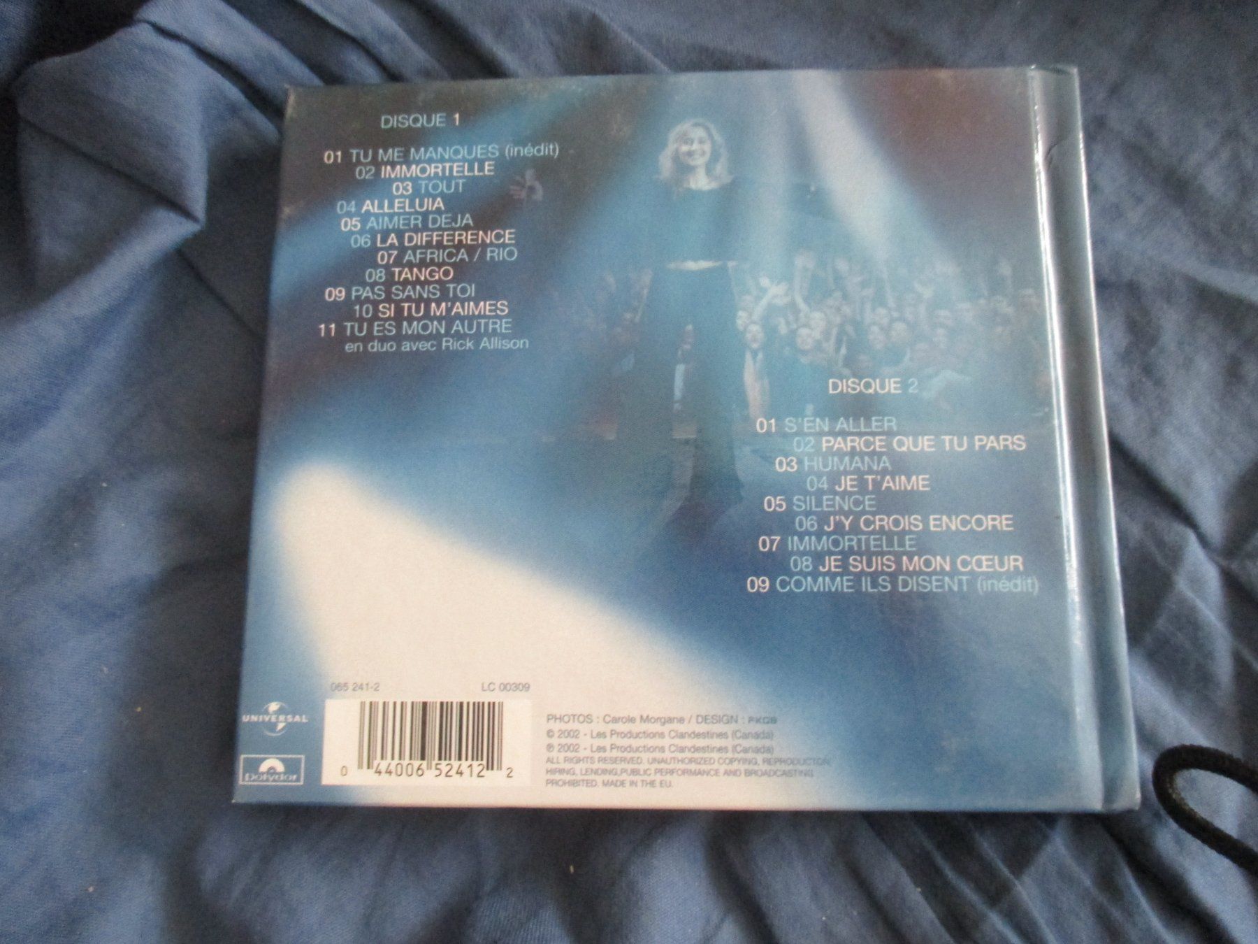 CDs: Lara Fabian live (double cd) – Gebraucht aus Colombier NE von nene288 2