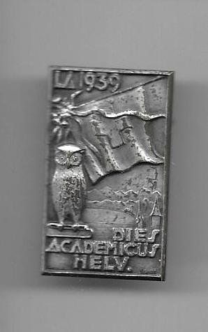 Medaglie: Abzeichen LANDI 1939 Dies Academicus Helv. – Usato da Nidau venduto da Polebloe