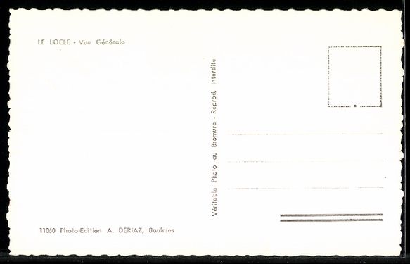Ansichtskarten: AK Le Locle, Vue générale – Gebraucht aus Berlin von bartko-reher 1