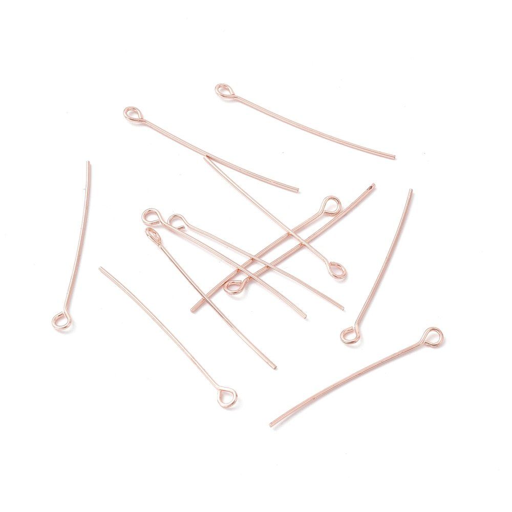 Penna & Evidenziatori: 10 Kettelstifte Messing rose-gold 30mm – Nuovo (secondo la descrizione) da Alpnachstad venduto da perlengaby 2