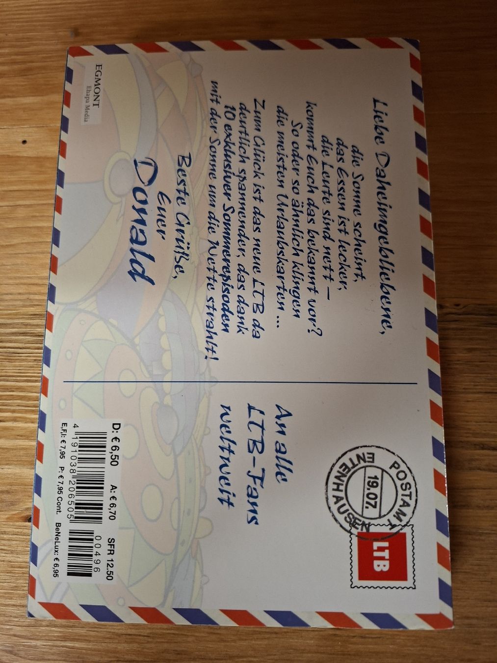 BD: Lustiges Taschenbuch Nr. 496 – D'occasion à Büsserach par Grenzstein 1
