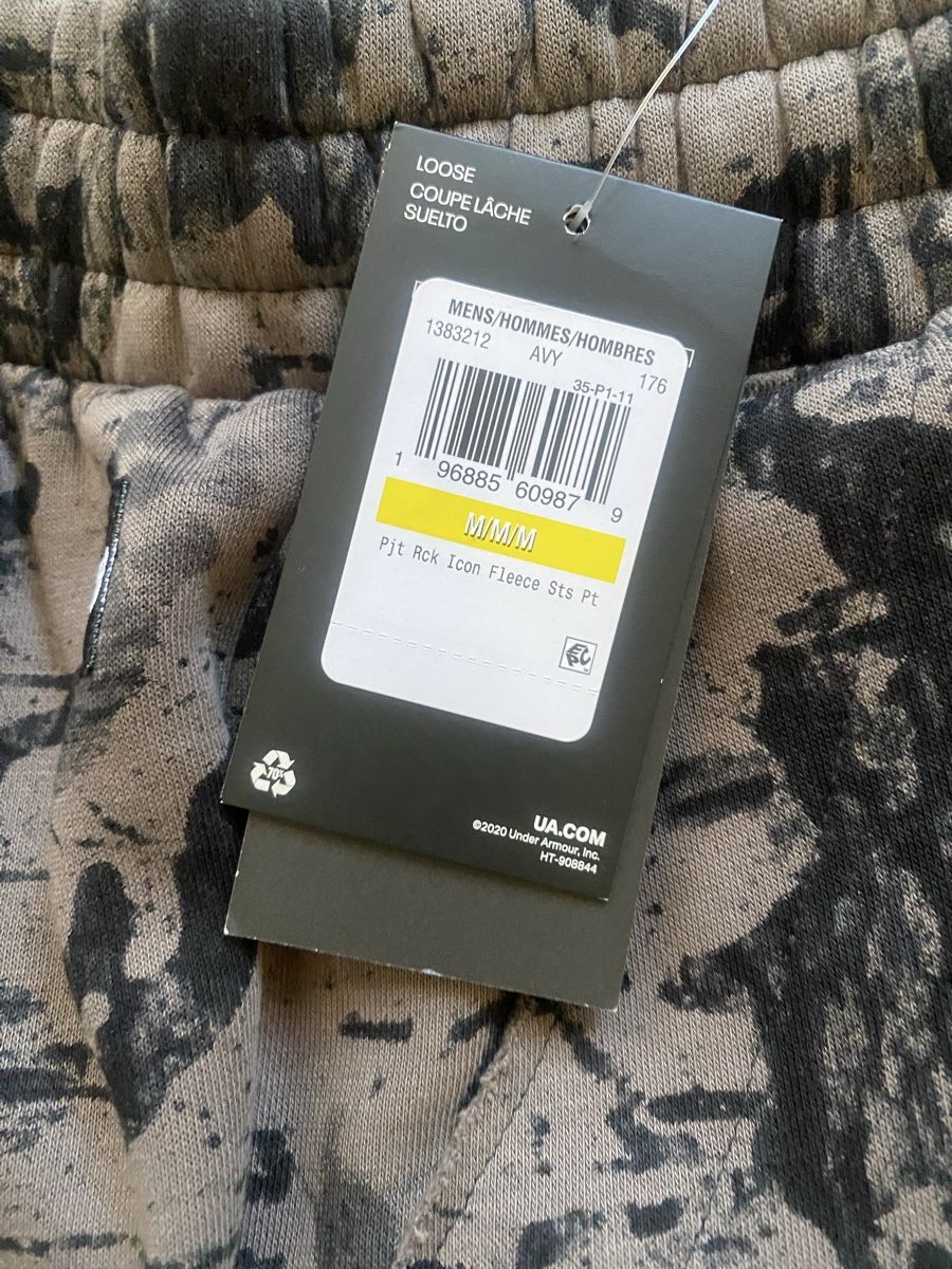 Under Armour Pantaloni: Under Armour Project Rock Shorts Grau/Schwarz Grösse M – Nuovo e nell'imballaggio originale da Rothrist venduto da SvenSeven 4